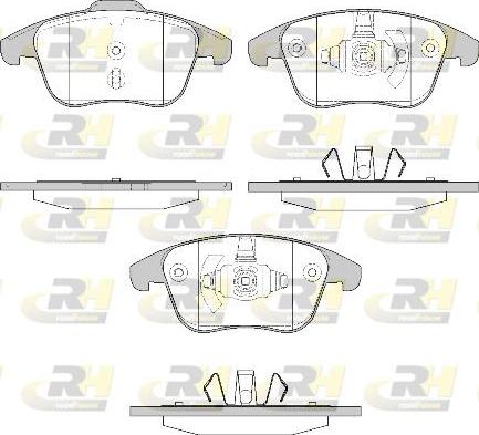 Roadhouse 21249.50 - Kit de plaquettes de frein, frein à disque cwaw.fr