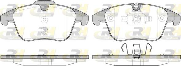 Roadhouse 21249.10 - Kit de plaquettes de frein, frein à disque cwaw.fr