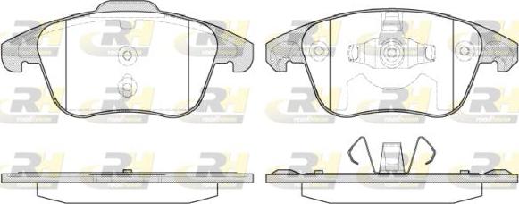 Roadhouse 21249.30 - Kit de plaquettes de frein, frein à disque cwaw.fr