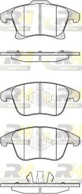 Roadhouse 21249.20 - Kit de plaquettes de frein, frein à disque cwaw.fr