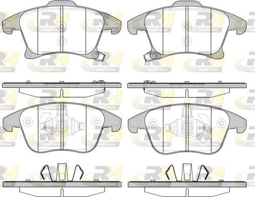 Roadhouse 21249.22 - Kit de plaquettes de frein, frein à disque cwaw.fr