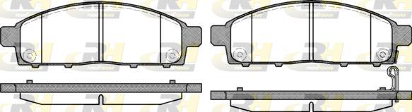 Roadhouse 21242.00 - Kit de plaquettes de frein, frein à disque cwaw.fr