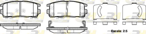 Roadhouse 21260.12 - Kit de plaquettes de frein, frein à disque cwaw.fr