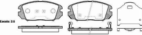 Alpha Brakes HKP-HY-517 - Kit de plaquettes de frein, frein à disque cwaw.fr