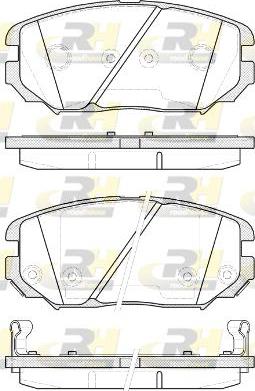 Roadhouse 21204.12 - Kit de plaquettes de frein, frein à disque cwaw.fr