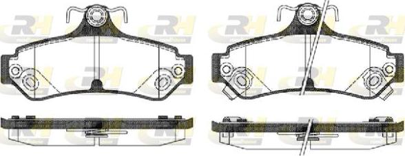 Roadhouse 21285.12 - Kit de plaquettes de frein, frein à disque cwaw.fr