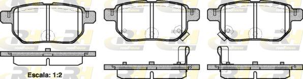 Roadhouse 21286.02 - Kit de plaquettes de frein, frein à disque cwaw.fr