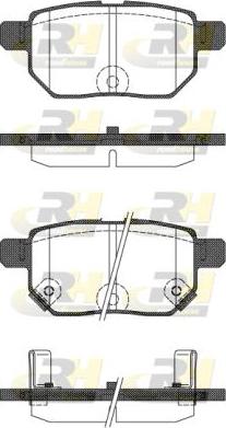 Roadhouse 21286.22 - Kit de plaquettes de frein, frein à disque cwaw.fr