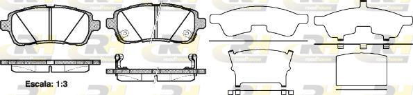 Roadhouse 21281.02 - Kit de plaquettes de frein, frein à disque cwaw.fr