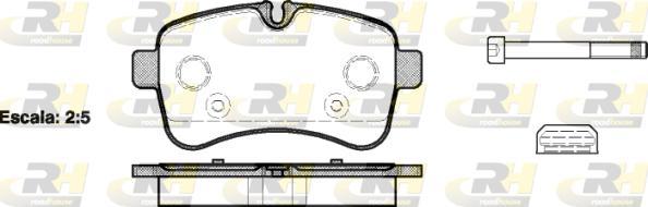 Roadhouse 21282.00 - Kit de plaquettes de frein, frein à disque cwaw.fr