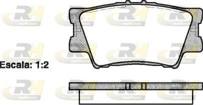 Roadhouse 21231.00 - Kit de plaquettes de frein, frein à disque cwaw.fr