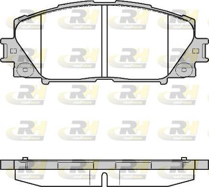 Roadhouse 21224.10 - Kit de plaquettes de frein, frein à disque cwaw.fr