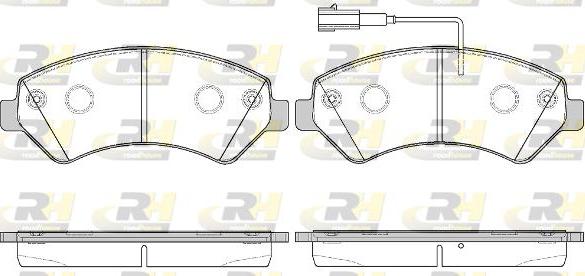 Roadhouse 21275.22 - Kit de plaquettes de frein, frein à disque cwaw.fr