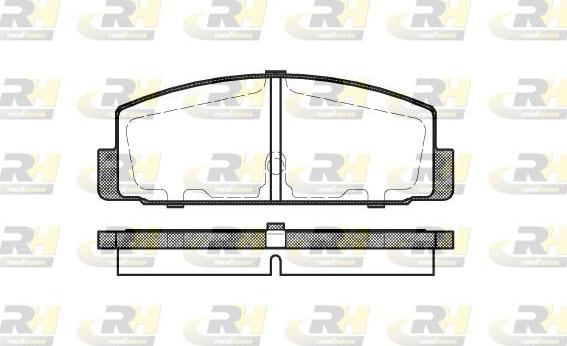 Roadhouse 2179.30 - Kit de plaquettes de frein, frein à disque cwaw.fr