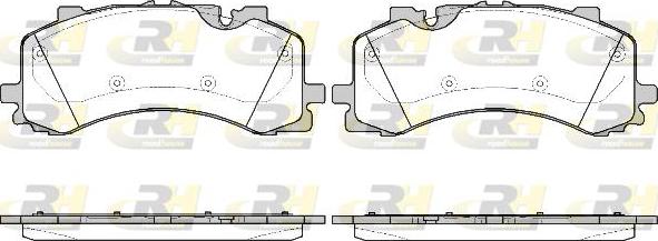 Roadhouse 21744.00 - Kit de plaquettes de frein, frein à disque cwaw.fr