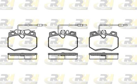 Roadhouse 2170.24 - Kit de plaquettes de frein, frein à disque cwaw.fr