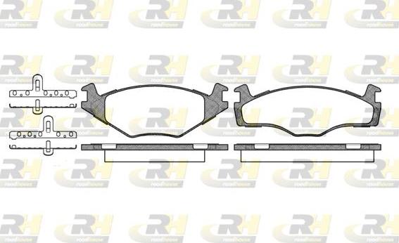 Roadhouse 2171.60 - Kit de plaquettes de frein, frein à disque cwaw.fr