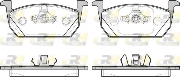 Roadhouse 21710.00 - Kit de plaquettes de frein, frein à disque cwaw.fr