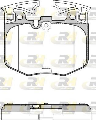 Roadhouse 21711.00 - Kit de plaquettes de frein, frein à disque cwaw.fr