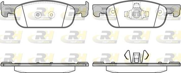 Roadhouse 21718.00 - Kit de plaquettes de frein, frein à disque cwaw.fr