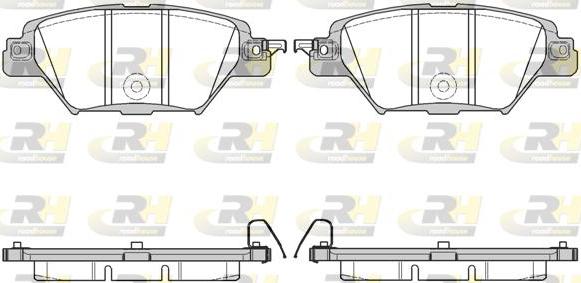 Roadhouse 21712.04 - Kit de plaquettes de frein, frein à disque cwaw.fr