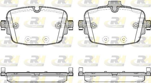 Roadhouse 21739.00 - Kit de plaquettes de frein, frein à disque cwaw.fr