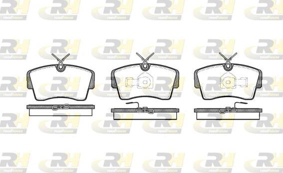 Roadhouse 2173.00 - Kit de plaquettes de frein, frein à disque cwaw.fr