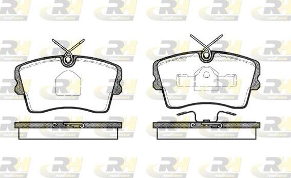 Roadhouse 2173.10 - Kit de plaquettes de frein, frein à disque cwaw.fr