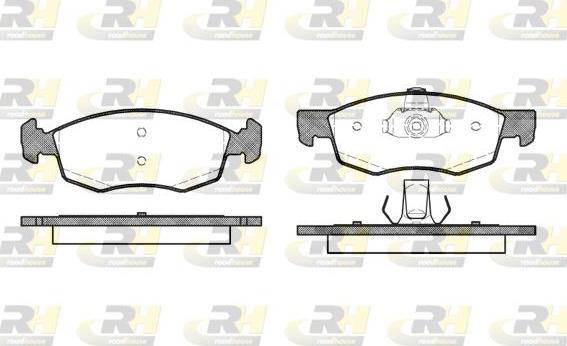 Roadhouse 2172.30 - Kit de plaquettes de frein, frein à disque cwaw.fr