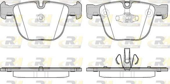 Roadhouse 2892.20 - Kit de plaquettes de frein, frein à disque cwaw.fr