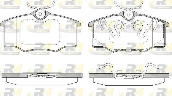 Roadhouse 2846.20 - Kit de plaquettes de frein, frein à disque cwaw.fr