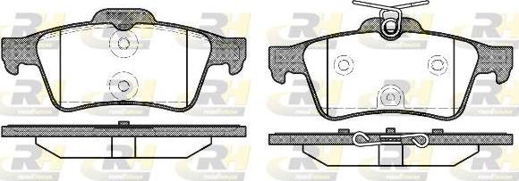 Roadhouse 2842.40 - Kit de plaquettes de frein, frein à disque cwaw.fr