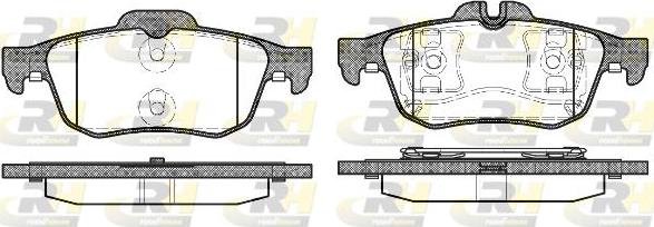 Roadhouse 2842.60 - Kit de plaquettes de frein, frein à disque cwaw.fr