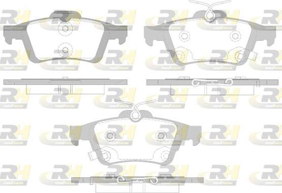 Roadhouse 2842.12 - Kit de plaquettes de frein, frein à disque cwaw.fr