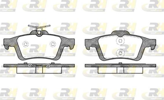 Roadhouse 2842.30 - Kit de plaquettes de frein, frein à disque cwaw.fr