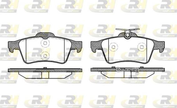 Roadhouse 2842.20 - Kit de plaquettes de frein, frein à disque cwaw.fr