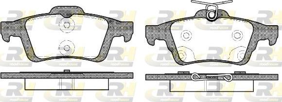 Roadhouse 2842.70 - Kit de plaquettes de frein, frein à disque cwaw.fr