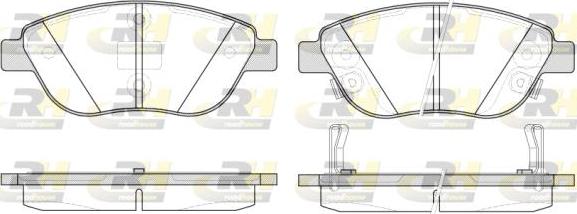 Roadhouse 2859.32 - Kit de plaquettes de frein, frein à disque cwaw.fr