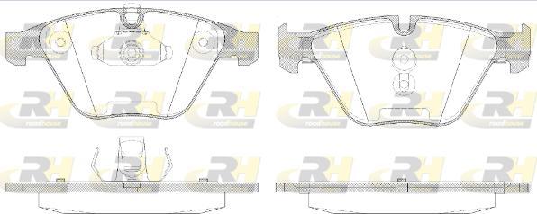 Roadhouse 2857.50 - Kit de plaquettes de frein, frein à disque cwaw.fr