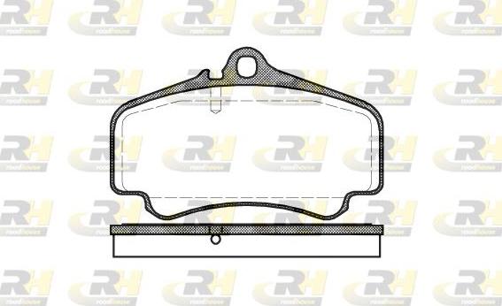 Roadhouse 2863.00 - Kit de plaquettes de frein, frein à disque cwaw.fr