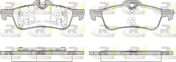 Roadhouse 2862.20 - Kit de plaquettes de frein, frein à disque cwaw.fr