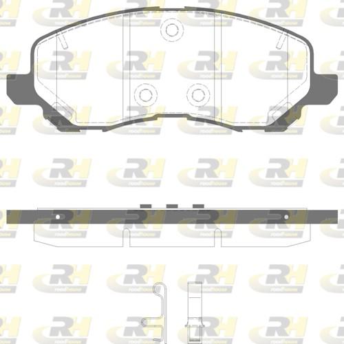 Roadhouse 2804.41 - Kit de plaquettes de frein, frein à disque cwaw.fr