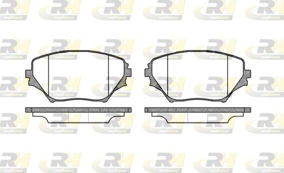 Roadhouse 2813.00 - Kit de plaquettes de frein, frein à disque cwaw.fr