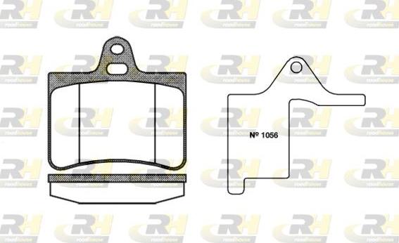 Roadhouse 2830.00 - Kit de plaquettes de frein, frein à disque cwaw.fr