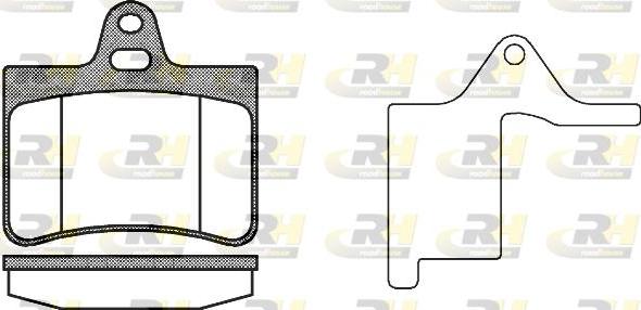 Roadhouse 2830.20 - Kit de plaquettes de frein, frein à disque cwaw.fr