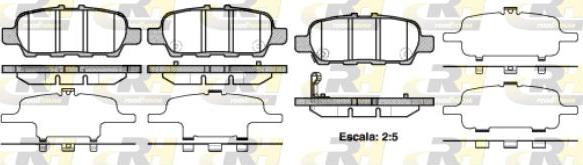 Roadhouse 2876.41 - Kit de plaquettes de frein, frein à disque cwaw.fr