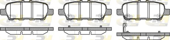 Roadhouse 2876.31 - Kit de plaquettes de frein, frein à disque cwaw.fr