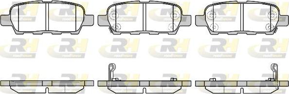 Roadhouse 2876.29 - Kit de plaquettes de frein, frein à disque cwaw.fr