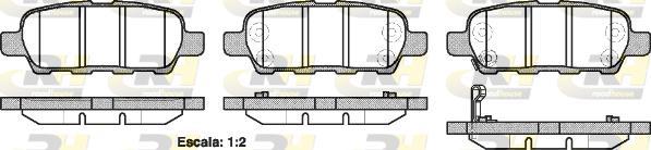 Roadhouse 2876.21 - Kit de plaquettes de frein, frein à disque cwaw.fr