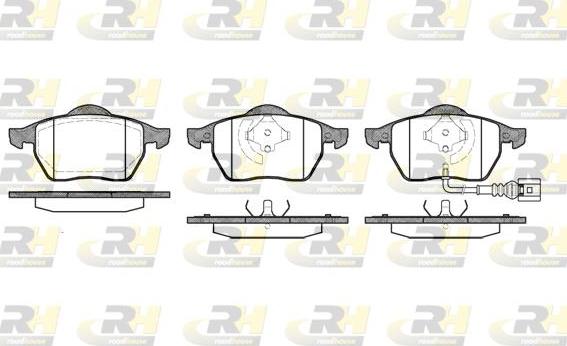 Roadhouse 2390.41 - Kit de plaquettes de frein, frein à disque cwaw.fr